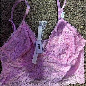 PINK Victoria's Secret Pink Lace Bra Intimates